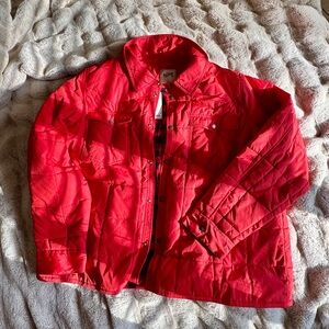 NWT Woolrich plaid lined Shacket